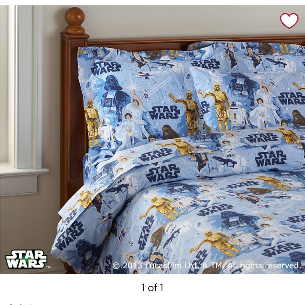 Pottery barn teen organic cotton duvet with  with sham  2 available in “twin”